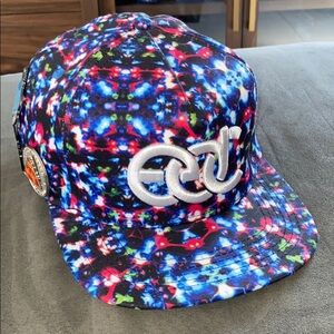 EDC Las Vegas cap with pins 🤖👽